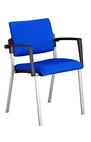 Jednací židle SQUARE ČERNÝ PLAST